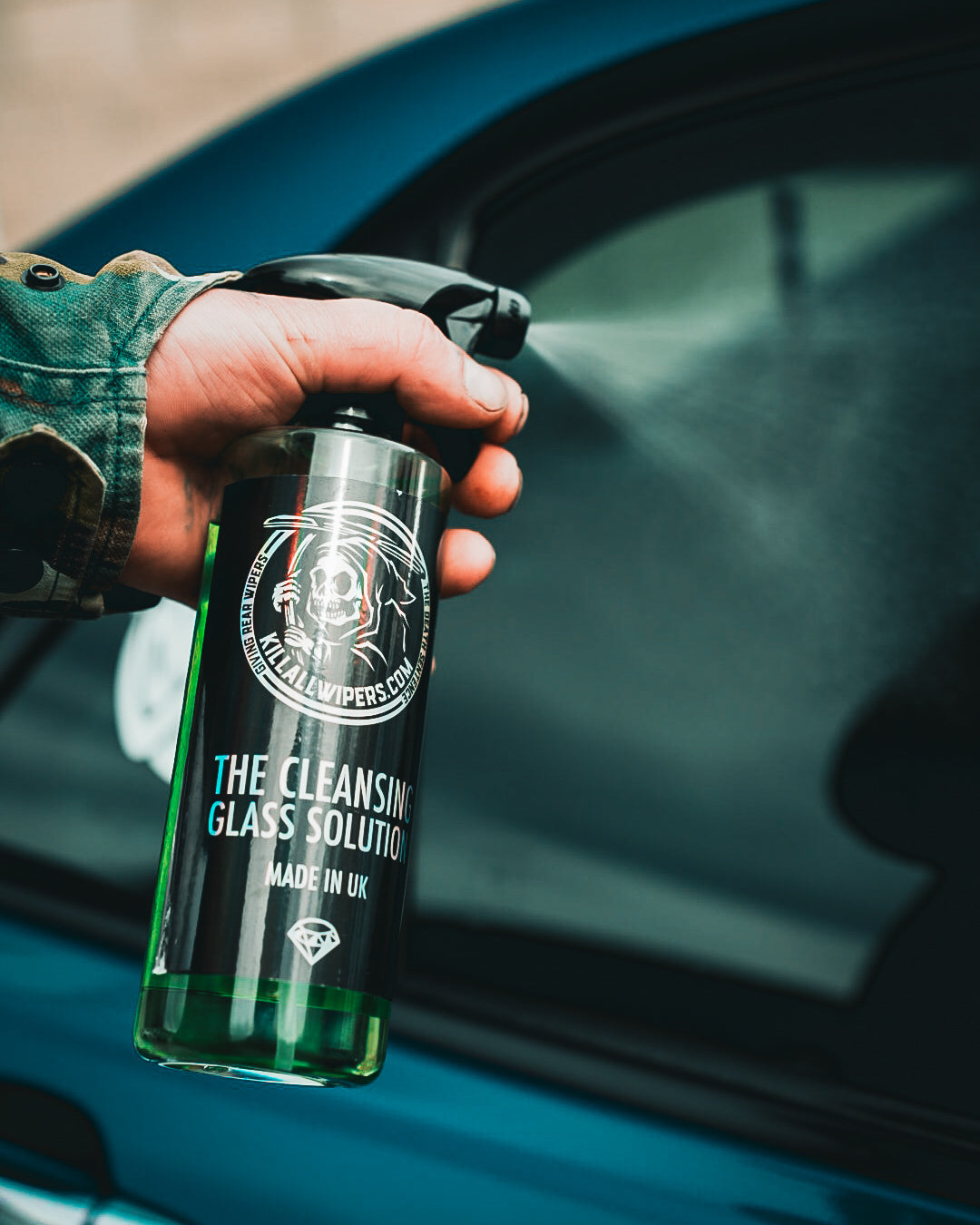 KILL ALL WIPERS™ - THE CLEANSING GLASS SOLUTION