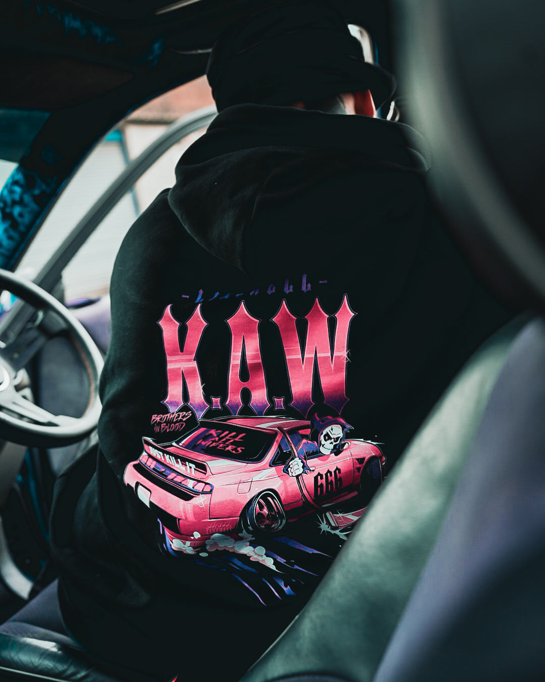 KILL ALL WIPERS™ x LIKE HELL / BROTHERS IN BLOOD HOODIE