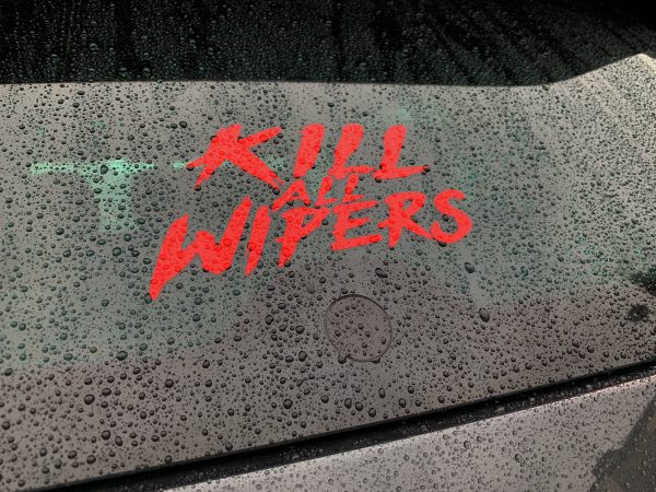 KILL ALL WIPERS™  WRITTEN IN BLOOD - STICKER