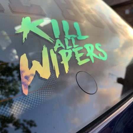 KILL ALL WIPERS™  WRITTEN IN BLOOD - STICKER