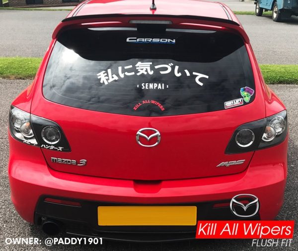 MAZDA | 3 MK1 HATCHBACK - FLUSH FIT WIPER DELETE™ KIT