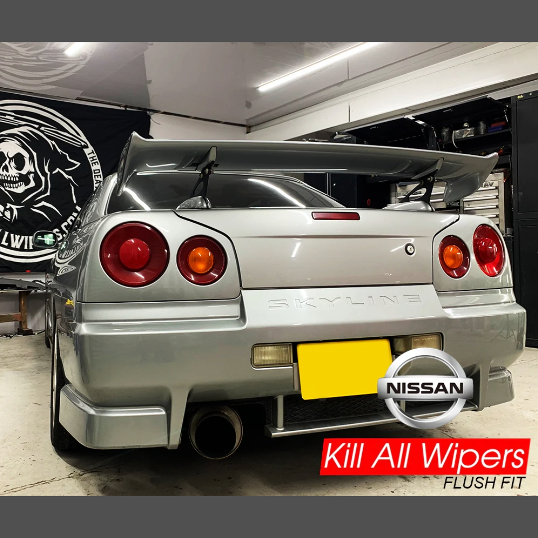 NISSAN | SKYLINE R34 - FLUSH FIT WIPER DELETE™ KIT