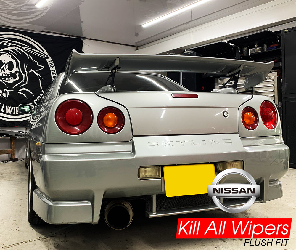 NISSAN SKYLINE R34 - FLUSH FIT WIPER DELETE KIT image 0