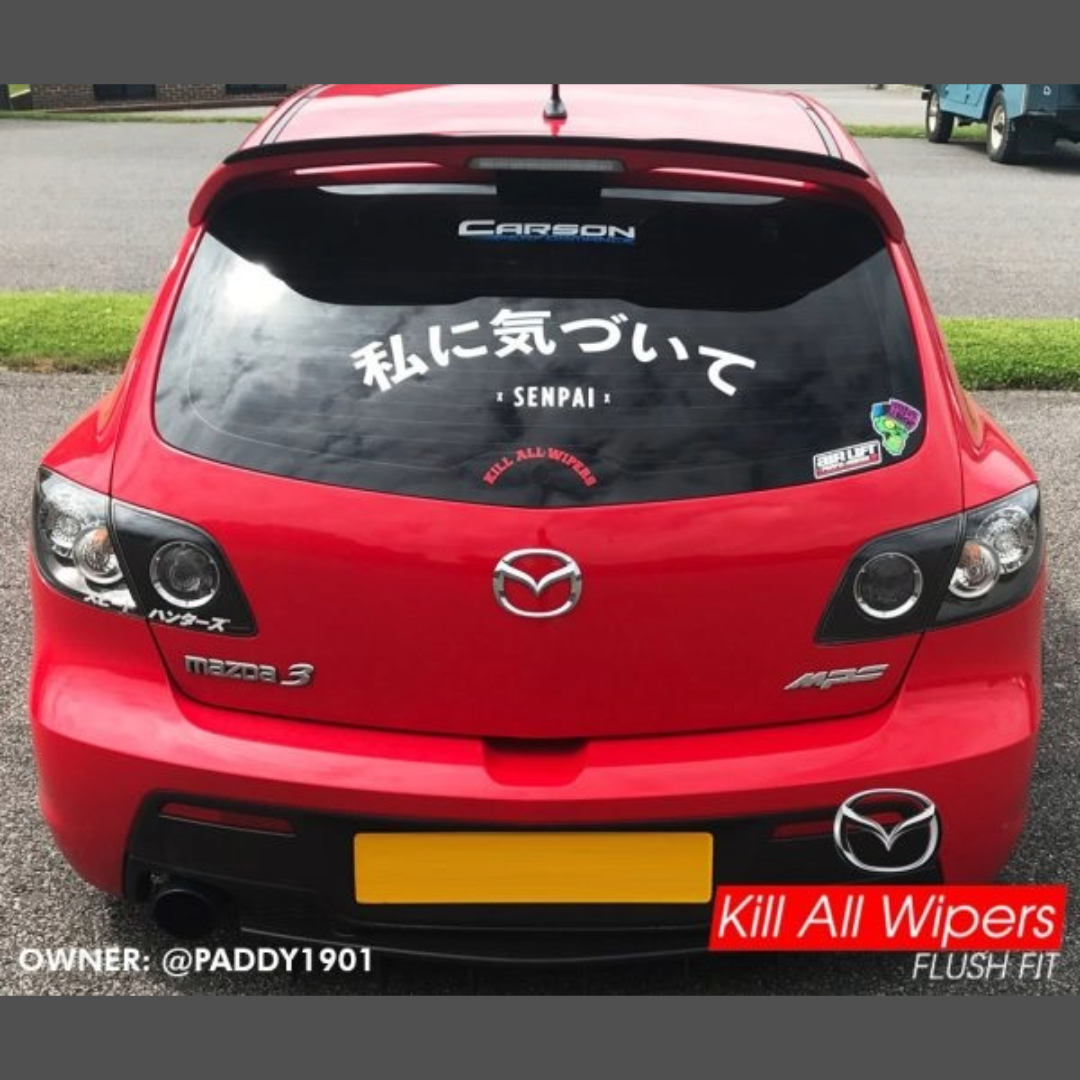 MAZDA | 3 MK1 HATCHBACK - FLUSH FIT WIPER DELETE™ KIT